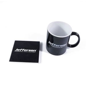 Sous-verres promotionnels personnalisés avec impression de logo, sous-verres carrés en bois par sublimation - Product Image 1