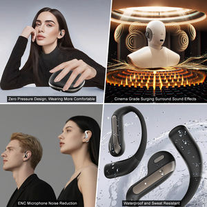 Écouteurs sans fil texturés en cuir YJ-55, écouteurs de traduction AI, traducteur bidirectionnel avec plusieurs modes de traduction (AI Cool) - Product Image 6