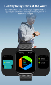 Phổ Biến Gps Đồng Hồ Thông Minh Cho Thể Thao Sức Khỏe Và Tập Thể Dục Theo Dõi Đi Bộ Bước Nhịp Tim Huyết Áp Và Giấc Ngủ Chất Lượng Silicone Ban Nhạc - Product Image 6