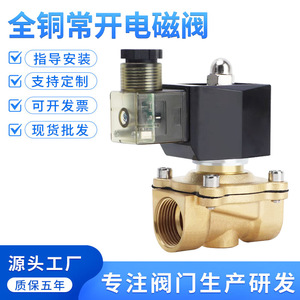Vanne solénoïde Senfm AC220V 1 pouce à bobine en cuivre, vanne de régulation d'eau de type pilote à passage direct - Product Image 5