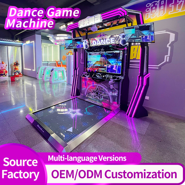 New Arrival Enjoy Metal Coin/Bill Operated Drum & Dance Arcade Machine English/Spanish Support for Shopping Mall Game Center