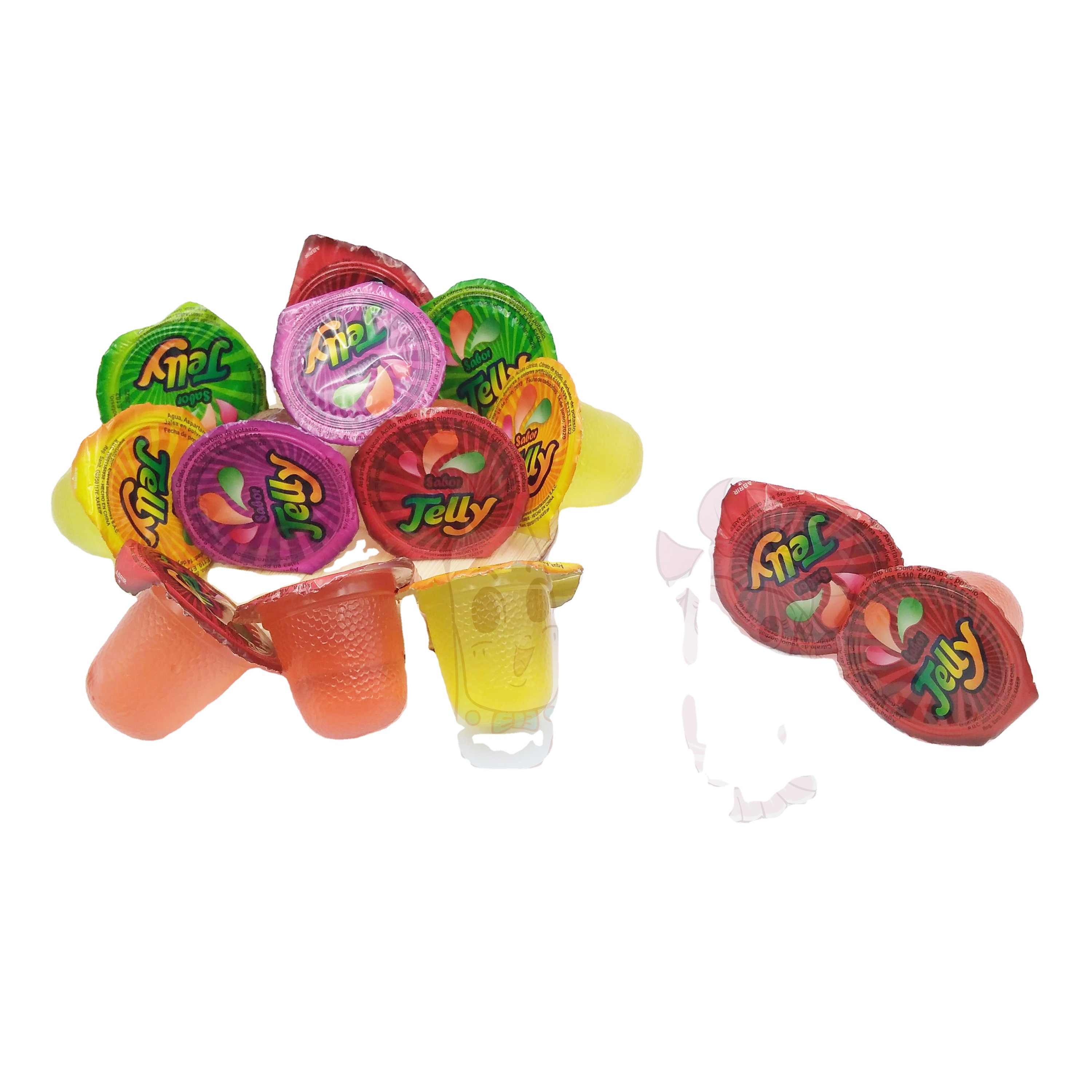 Bulk mini fruit jelly cup