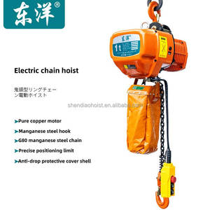220V 380V Pequeño polipasto de cadena eléctrico con carro - Product Image 2