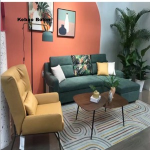 Hiện đại chuyển đổi sofa giường có thể tháo rời Bìa l-hình dạng thiết kế mở rộng lưu trữ đơn vị cho khách sạn phòng tập thể dục phòng khách bộ đồ nội thất - Product Image 6