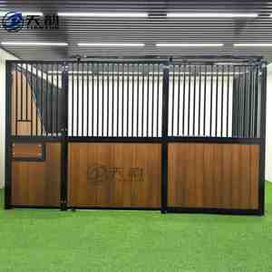 Porte avant de box équestre préfabriquée de 12 pieds, en acier thermolaqué, classique et luxueuse, pour écurie de <span class=keywords><strong>chevaux</strong></span> - Les <span class=keywords><strong>Chevaux</strong></span> - Product Image 3