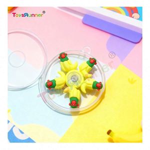 สปินเนอร์คลายเครียดแบบพกพา หลายสี ปลอดสารพิษ ผลิตจากซิลิโคนและพลาสติก สำหรับทุกเพศทุกวัย ขายส่ง - Product Image 5