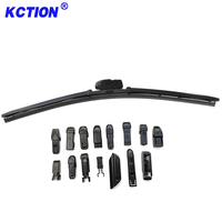 Essuie-glace de voiture hybride de haute qualité pour Kction K-715A multifonctionnel 16 adaptateurs 99% compatibilité divers essuie-glace de voiture