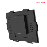 Écran tactile capacitif à cadre ouvert USB DVI HD-MI VGA DP de 23,8 pouces, moniteur PCAP industriel IP65 IK08, écrans tactiles ELO