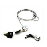 Bloqueo de Cable de seguridad antirrobo de acero Universal para ordenador portátil con contraseña de combinación, cadena de ordenador portátil, bloqueo codificado para ordenador portátil