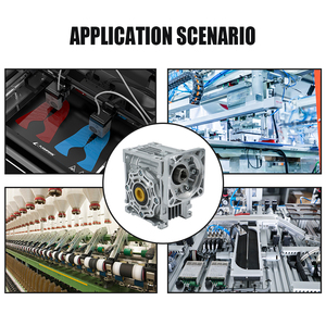 HLTNCWorm Gear Reducer NMRV040 Input Hole 14mmoupput Hole 25mm Gear Ratio <strong>Worm</strong> <strong>Gearbox</strong> for 80 110 130 mm Servo Motor or 110mmcnc - Product Image 6