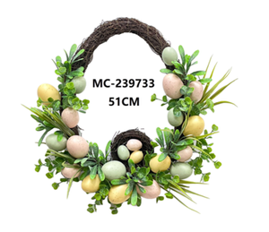 2025 <span class=keywords><strong>precio</strong></span> al por mayor de fábrica CORONA DE Pascua tiene varios huevos de espuma para el hogar Festival vacaciones Pascua adorno colgante Decoración - Product Image 3