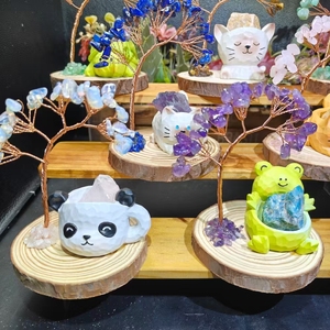 <span class=keywords><strong>Prix</strong></span> de gros, quartz rose, améthyste de guérison, pierre de cristal naturelle, gravier, arbre de la fortune, pierre <span class=keywords><strong>brute</strong></span>, sculptures d'animaux pour cadeaux - Product Image 2