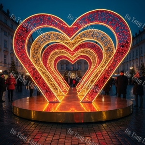 Luz LED Reutilizable en Forma de Corazón para Navidad, San Valentín, Bodas y Aniversarios, para Múltiples Campañas Temáticas de Temporada - Product Image 3