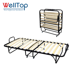 Cama Plegable Portátil Moderna con Marco Metálico y Ruedas para Hospital, Dormitorio, Hotel y Exteriores, Venta al Por Mayor de Fábrica - Product Image 1