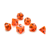 Ensemble de dés polyédriques en résine bicolore personnalisé, couleurs personnalisées, jeux de société RPG, accessoires de collection D&D