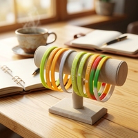 Bracelets en silicone personnalisés avec textes motivants, fins, largeur 6 mm, bandeaux en caoutchouc de silicone, attaches pour cheveux, bracelet pour fille, cadeau