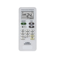 Mejor venta de aire acondicionado control remoto fácil de programar Stock disponible AC control remoto