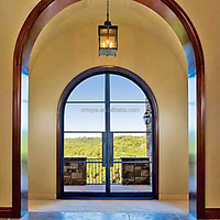 Puertas interiores para casas Puertas interiores de vidrio francés Puertas de entrada de pivote frontal exterior para casas modernas