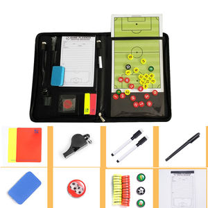 Ensemble de planche d'entraîneur de football Kit de planche tactique d'entraînement magnétique pliable Football Basketball Volleyball Livre de plaque d'enseignement - Product Image 2