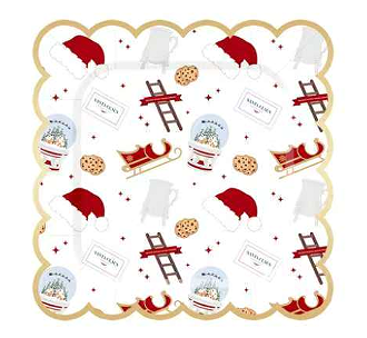 Assiette en carton de 8,5 pouces