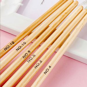Ensemble de pinceaux à ongles en gel épais avec manche en bois rouge, étiquette privée, pinceaux fins pour la peinture, pour manucure professionnelle - Product Image 5