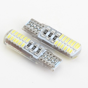 W5W — ampoule <span class=keywords><strong>de</strong></span> signalisation intérieure 12V, lampe <span class=keywords><strong>de</strong></span> stationnement en silicium, LED T10 24LED, phare <span class=keywords><strong>de</strong></span> voiture, coffre <span class=keywords><strong>de</strong></span> lecture automatique, semelle compensée latérale, lampe <span class=keywords><strong>de</strong></span> stationnement 24SMD - Product Image 5