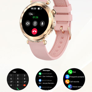 HK88女士时尚圆形Relogio智能手表金属2025防水健身跟踪器运动女性智能手表 - Product Image 6