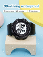 Montre-bracelet unisexe Mingrui 8212L, résistante à l'eau jusqu'à 30 mètres, montre numérique de sport, alarme, chronographe, 42 mm, batterie de 2 ans
