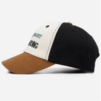 Casquette de baseball personnalisée en gros pour enfants, avec logo, blocs de couleur, 6 panneaux, non structurée, en sergé de coton, broderie, thème parc d'attractions, zoo, Noël