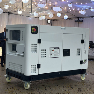 Groupe électrogène diesel super silencieux 5KVA 8KVA 10KVA 12KVA 15KVA 20KVA à faible bruit, monophasé/triphasé 220V/110V/380V 5KW 10KW 7KW pour usage domestique - Product Image 1