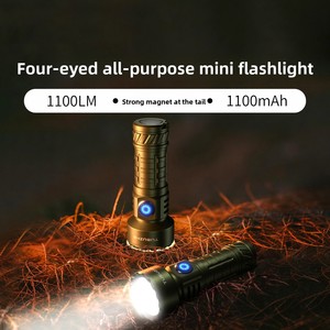 ไฟฉาย LED แบบพกพา รุ่นใหม่ ควอดคอร์ แรงสูง ความสว่างสูง ใช้งานได้นาน ขนาดเล็ก ทรงพลังอเนกประสงค์ ความสว่างสูง 20W - Product Image 2