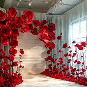 Set de Rosas Gigantes Artificiales de <span class=keywords><strong>EVA</strong></span> Personalizadas para Decoración de Bodas, Fiestas, Escaparates y Exhibiciones - Product Image 1