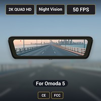 Caméra de tableau de bord pour Omoda 5 H8 Pro avec streaming, rétroviseur 2K 8,2 pouces, double objectif avant et arrière, vision nocturne, certifiée CE FCC, d'origine usine