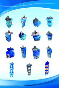 Red Hydraulic <b>Pump</b> With Square Flange And Shaft For Construction Machinery Parts - Product Image 6
