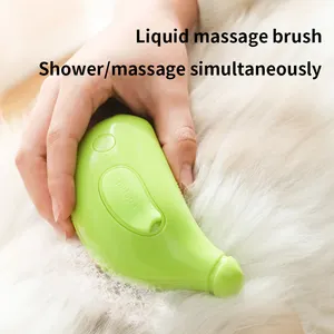 Wholesale Silicone Pet Steam Spray Brush Easy Hair Removing Pet Brush Tools For Multiple Animals