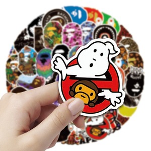 Nuovi 50 Pezzi di Adesivi Graffiti con Uomo Scimmia Cartoon, <span class=keywords><strong>Divertenti</strong></span> e Trendy Adesivi Gorilla e Scimmia - Product Image 3