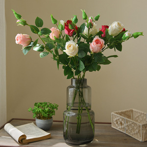 Nordique romantique maison décoration intérieure ornement <span class=keywords><strong>fleur</strong></span> Simulation <span class=keywords><strong>fleur</strong></span> Mary <span class=keywords><strong>Rose</strong></span> - Product Image 3