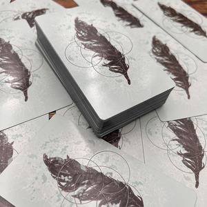 <span class=keywords><strong>Tarot</strong></span> avec dessins Oracle Deck Silver Foil Affirmation Cards avec guide - Product Image 5