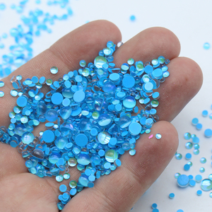 XULIN SS6-SS20 1440 Cái/túi Pha Lê Flatback Nửa Vòng Hạt Không Hotfix Nước Mắt Nàng Tiên Cá Rhinestone Bead - Product Image 3