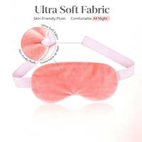 Masque oculaire en sel de l'Himalaya compatible micro-ondes, compresse chaude et froide, coussin relaxant pour les yeux fatigués, prise en charge de la personnalisation OEM ODM