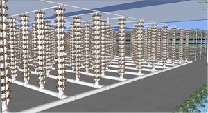 ONE-one โรงเรือนเกษตร การทําฟาร์มแนวตั้ง ระบบ aeroponics ไฮโดรโปนิกเติบโตสวนทาวเวอร์ ระบบไฮโดรโปนิกแนวตั้ง - Product Image 5