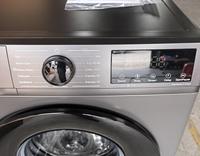 LED Touchscreen Wide-Screen Control 12KG Inverter Wash-Dry Integrated Drum Washer, Gray
