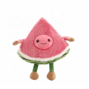 Atacado Personalizado Baby Doll Brinquedos Menina Frutas Legumes Plush Toys Soft Melancia Plush Toy