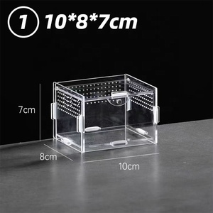 Enceinte en acrylique de style Muilt Boîte d'élevage Terrarium Cage pour reptiles pour grenouille Araignée Insecte Gecko - Product Image 6