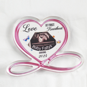 Art déco stile romantico personalizzato san valentino scultura d'amore sentito cristallo acrilico Souvenir regalo per gli amanti - Product Image 3