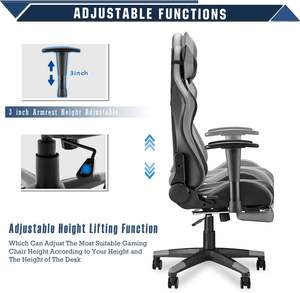 <span class=keywords><strong>Chaise</strong></span> de jeu E-Sport à <span class=keywords><strong>coussin</strong></span> épais, silla <span class=keywords><strong>gamer</strong></span>, <span class=keywords><strong>chaise</strong></span> de jeu professionnelle en cuir avec massage pour PC, ordinateur, joueur - Product Image 2