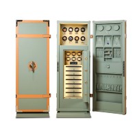 Eonluxe Coffre-fort remontoir de montres de luxe antivol pour villas et manoirs, en cuir véritable, personnalisé, haut de gamme, pour rangement domestique