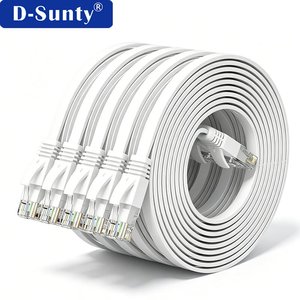 Cable Ethernet Plano Cat6 D-sunty, 32AWG/30AWG UTP, Cobre Puro OFC, Cable de Conexión de Red Gigabit de Alta Velocidad de Fábrica - Product Image 1