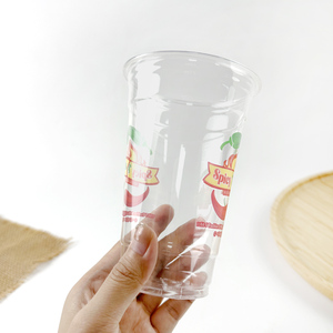 Vaso de Plástico Transparente Personalizado con Logotipo para Bebidas, Té de Burbujas, Café, con Tapa, 8, 12, 16, 32 oz, Venta al por Mayor - Product Image 3
