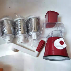 Kitchen 3 in 1 Fruit Chopper Slicer Food Drum Grinder Cheese Grater Rotary Manual <b>Vegetable</b> <b>Cutter</b> - Product Image 4
